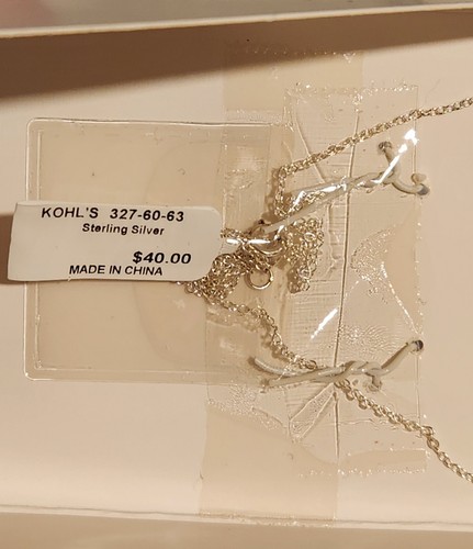 New David Culiner Love This Life Sterling Silver Necklace 3 Sterling Hearts  - Picture 5 of 11