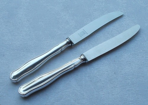 *RAR* Juego de 6 cuchillos de queso/fruta patrón de corte sajón 800 Bruckmann H. Brandt - Imagen 3 de 5