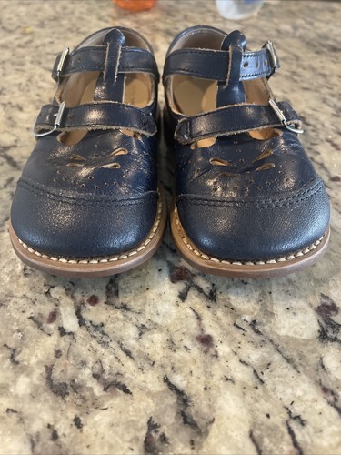 Vintage Stride Rite Navy Blue T-Strap Mary Jane Shoes 6.5 USA - Picture 3 of 8