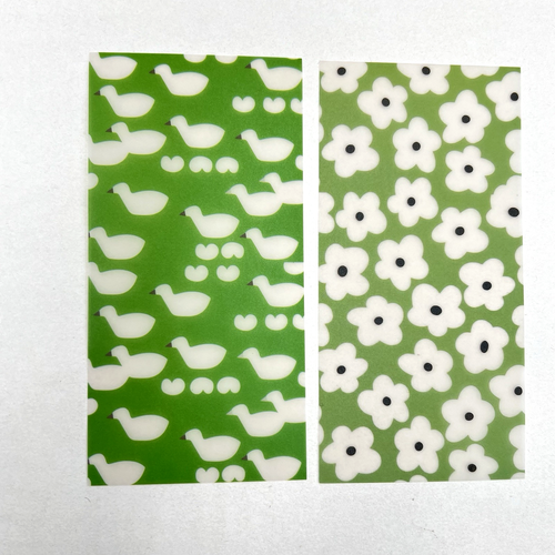 30 PC Green Spring Paper Pack Vellum Textured Scrapbooking Collage - Picture 4 of 7