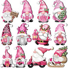 Christmas Gnome Wooden Ornaments – Hanging Tree Decor, Santa Elf Crafts, Party