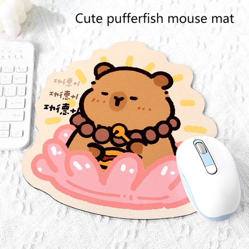 Cute Capybara Mouse Pad Desk Mat Keyboard Pad Gaming Table Mat Office Decoration - Afbeelding 3 van 15