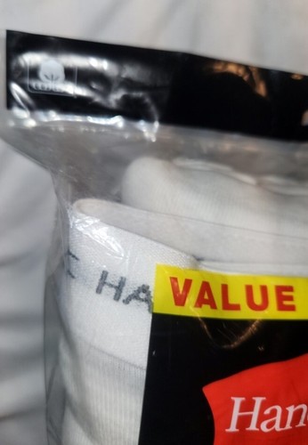 2010 NEW 7 Pack Hanes 2XL Big Comfort Tagless Briefs Pocket Front White Cotton - Picture 5 of 11