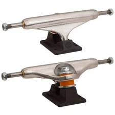 Independent Stage 11 Standard Skateboard Trucks 139MM Silver/Black w/Iron Cross
