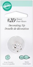 Wilton Decorating Tip-#2D Drop Flower,1Pkg