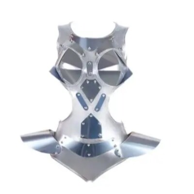 Women Costume Pole Dance Dancer Outfits Future Technology Show Performing Wear