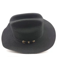 Tombstone Hat 20x El Patron Negro / Black Beaver Twenty 20X 7 1/4 MEX 58