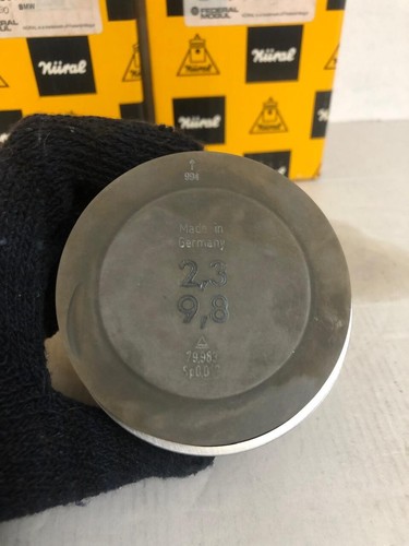6 X NURAL PISTON ASSY. 08002-400108000 STD 80mm FIT BMW M20 B23 E21 E30 Series - Picture 15 of 17