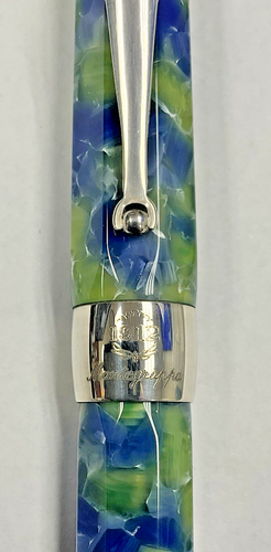 RAR Montegrappa 1912 blau grün Kugelschreiber - Bild 3 von 6
