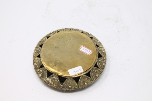 Vintage Original Brass Silver Plated Bracelet / Change Bowl / Ashtray NH6829 - Picture 6 of 8