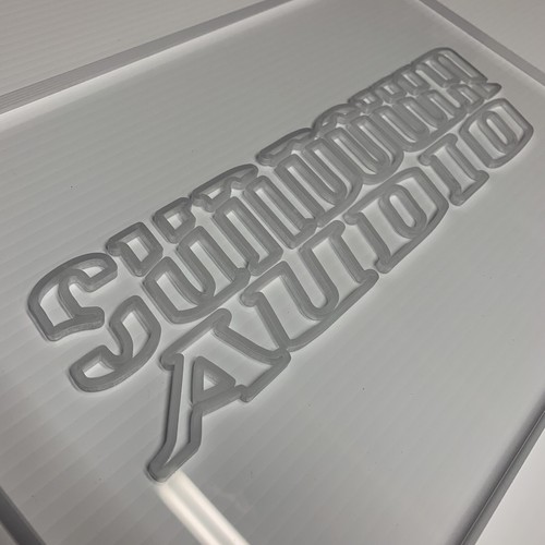 Sound Authority Plexiglass - 3/4" X 15 X 10" Engraved Acrylic Window For Sub Box - Picture 11 of 13