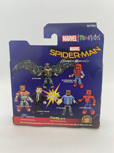 Marvel Minimates Toys R Us Exclusive Iron Man Mark 47 and Happy Hogan Set - Picture 4 of 10