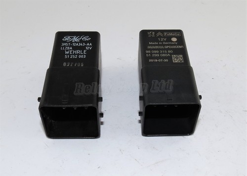 Relé de bujía incandescente diésel Ford Mazda Volvo (reemplazo) 3M5T-12A343-AA 51252003 - Imagen 2 de 7