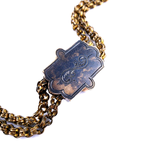 VERY RARE Antique Gold Filled Pocket Watch Chain Cameo Necklace Watch Omega IWC - Picture 10 of 15