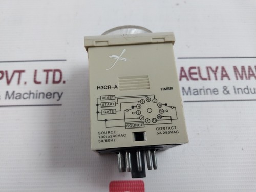 Omron H3CR-A Solid-State Multifunktions-Zeitschaltuhr 5A 250VAC 0-12Sec - Bild 7 von 8
