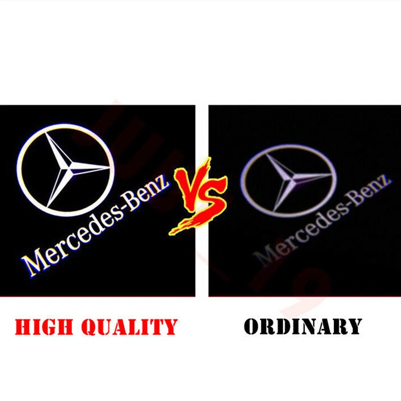 Luces láser de cortesía HD para puerta de coche 2 piezas para Mercedes-Benz CLA CLS 2013-2019 / Foto 2 de 4