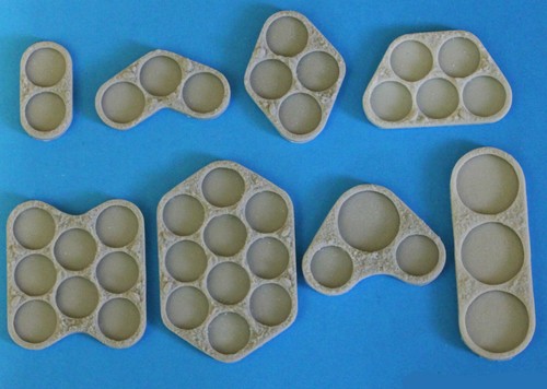 Warhammer, 40K, Wargamers,Coleccionistas,Gamers,Movimiento de Resina-Elemento-Bandejas-20mm-30mm - Imagen 1 de 11