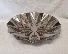 🔶️GEORG JENSEN DENMARK SUPERNOVA GLOSSY STAINLESS PLATTER LOW BOWL MCM RETRO 