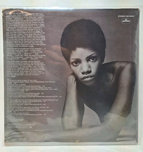 MELBA MOORE Look What You're Doing To That Man MERCURY LP NM - Picture 2 of 2