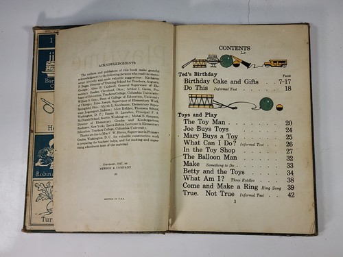 Vintage 1920s Primer Reader Playtime Knock At The Door 1927 Bryce & Hardy Newson - Imagen 5 de 13