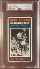 1970 Topps #174 WALT FRAZIER ~ Playoff Game 7 ~ PSA 8 NM-MT