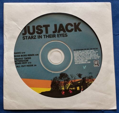 Just Jack Starz In Their Eyes US CD Promo 4 Mixes Boss Boss Trophy Twins Radio - Foto 3 di 4
