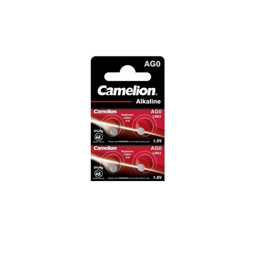 Pile Bouton LR521 / SR521SW / SR521W / SR521 / AG0 / LR63 / 379 / Camelion 1,5V - Photo 3/4