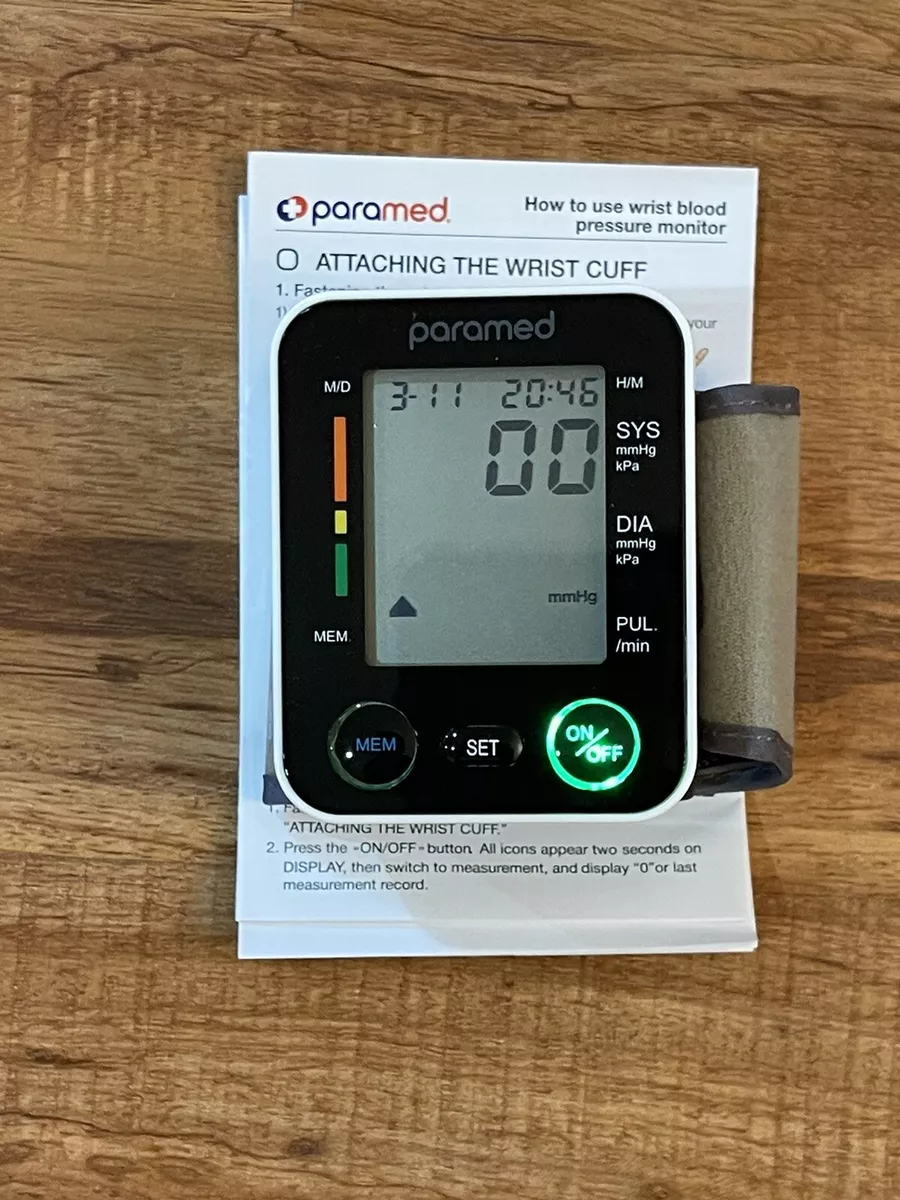 PARAMED Automatic Wrist Blood Pressure Monitor: Blood-Pressure Kit