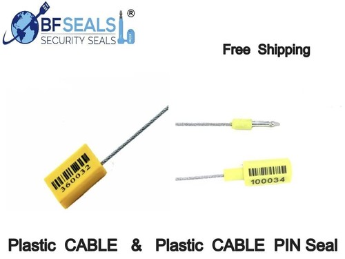 Sello PERNO de seguridad para contenedores de carga, color blanco, caja (20 piezas), BFSEALS - Imagen 10 de 11