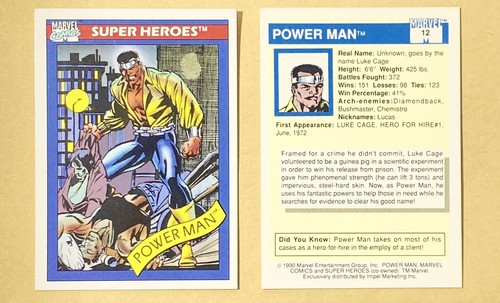 1990 Impel Marvel Universe Trading Card Set Series 1 | You Pick - Picture 15 of 233