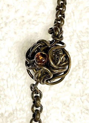 Vintage CHANEL 38" Chain Necklace/Belt Faux Pearl and Gripoix Paris Autumn 1997 - Picture 8 of 21