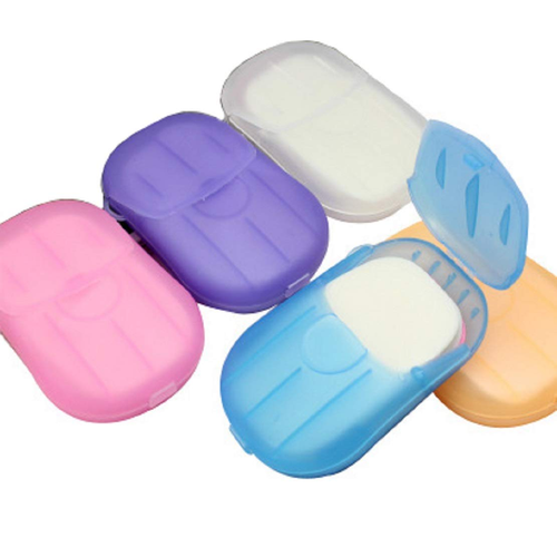 6 Packs Film Paper Soap Portable Disposable Travel Washing Hand Bath Toiletry Ou - Picture 10 of 12