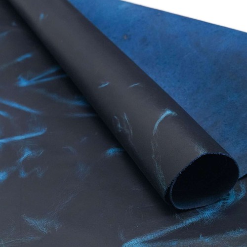 Aurora Waxy Buffalo Leather Full Side – Chrome Tan/Veg Re-Tan Pull-Up – SLC - Picture 2 of 25