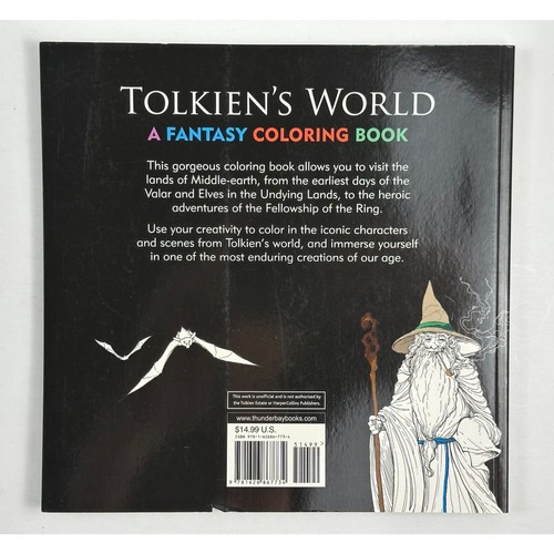Tolkien's World Un libro da colorare fantasy 2015 Octopus Publishing - Foto 2 di 7