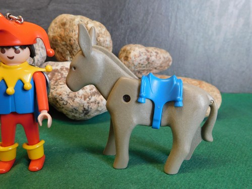 Playmobil ***Rarität*** Hofnarr/Esel 3330-A/1979, Narr als Schlüsselanhänger! - Bild 3 von 5