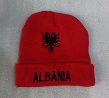 NEW ALBANIA HAT-CAP WITH EAGLE-ALBANIAN SOUVENIR-EMBROIDERY ALBANIAEAGLE-ELASTIC