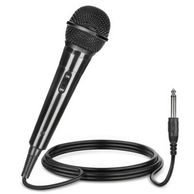 MARKENLOS Nierencharakteristik Dynamisches Gesangsmikrofon mit 3m Kabel Handmikrofon 6,5mm