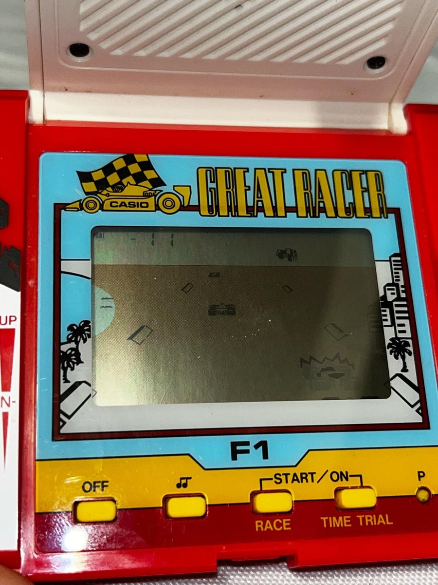 CASIO CG-320 GREAT RACER（グレートレーサー）レトロゲーム Vintage Casio Car Racing Game CG-320 Great Racer Working