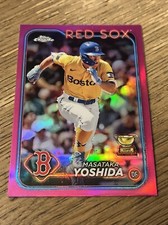 2024 Topps Chrome - Pink Refractor #63 Masataka Yoshida