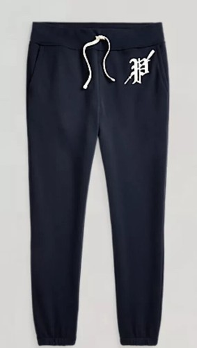 Men Polo Ralph Lauren Navy Jogger Gothic “P” Logo Pockets 710952066001 Size 2XL - Picture 3 of 3