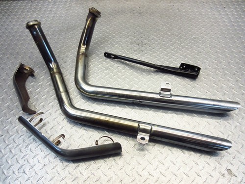 2003 Harley Davidson Sportster XL1200 Custom 1200 Exhaust Mufflers Pipes Covers - Bild 11 von 12