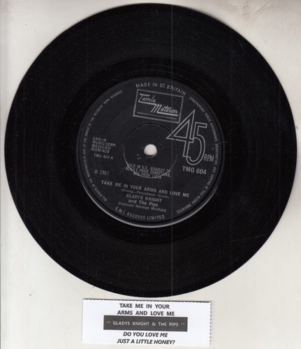 GLADYS KNIGHT & THE PIPS Take me in your arms and love me 7" 45 rpm record NEW