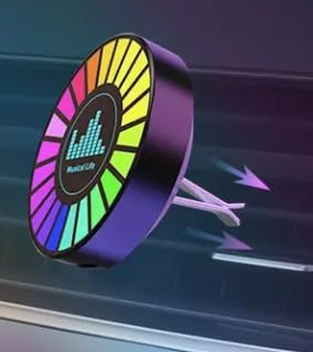 Ambientador LED coche. LED Multicolor.Varios modos de selección para que coincida con tu música - Imagen 1 de 11