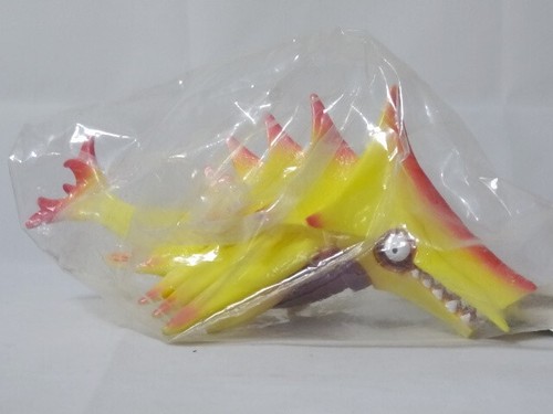 Vintage Amapro Japan Kinglampus Soft Vinyl Figure Yellow Limited Kaiju Sofubi - Picture 7 of 20