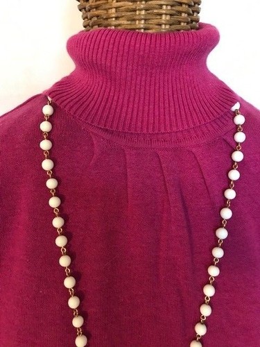 STUDIO WORKS - PURPLE LONG SLEEVE TURTLE NECK BLOUSE - PM - Picture 5 of 5