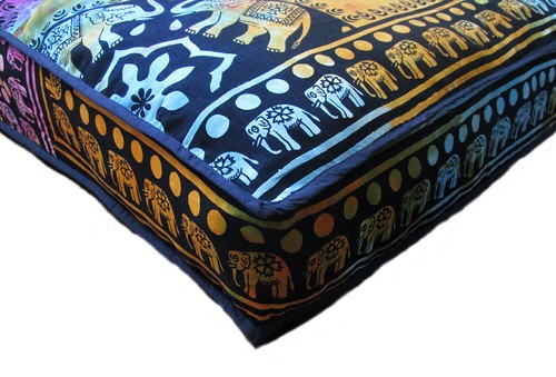 Large Collection 35" Square Floor Cushion Cover Room Decorative Pillow cover - Picture 25 of 75