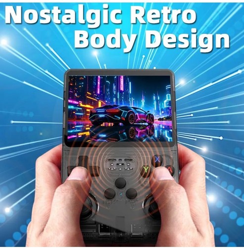 R36S Console videogiochi portatile retrò 15000 giochi schermo IPS 3,5 pollici 64 GB - Foto 9 di 12
