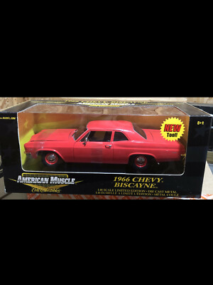 AMERICAN MUSCLE 1966 CHEVY BISCAYNE 限定版 American Muscle 1966 Chevrolet Biscayne 2-Door Coupe (Nickey