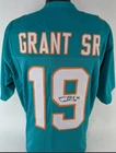 Jakeem Grant Sr Signed Miami Dolphins Custom Football Jersey w/ COA