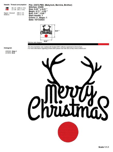 CHRISTMAS QUOTES 08 EMBROIDERY MACHINE DESIGNS PES HUS JEF USB - Picture 3 of 10